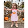 thumbnail image 6 of Toddler Baby Girl Halloween Thanksgiving Outfit Bow Sleeveless Cutest Pumpkin Turkey Dress Clothes, 6 of 8