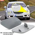 thumbnail image 2 of Para Vauxhall Opel Insignia A 2008-2013 cubierta de boquilla limpiaparabrisas 20998581 tapa de parachoques delantero Rh Lh sin pintar 1452018 1452017 derecha, 2 of 5