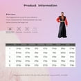 thumbnail image 7 of iiniim Men's Halloween Costume Satiny Long Lantern Sleeve Tunic Robe with Removable Cape Outfits Black M, 7 of 7