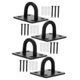 thumbnail image 7 of Soimiss 1Set Black Ceiling Hook Kit for Hanging Plants and Hammocks Made of Waterproof Stainless Steel, 7 of 7