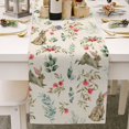 thumbnail image 1 of asddcavvf Easter Bunny Egg Pattern Linen Print Kitchen Dining Room Insulated Decorative Placemat（G） Modern Table Runners 72 Inches Long, 1 of 6