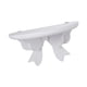 thumbnail image 4 of Soporte para estante de pared, soporte para estantería, soporte resistente para decoración de pared, soporte para maceta de madera Blanco, 4 of 9