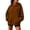 Coffee #061, variant on Womens Oversized Hoodies Satin lined Hoodies Oversized Sweatshirt Fall Sweaters Casual Y2K Jacket Clothes, XL