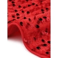 thumbnail image 5 of INSPIRE CHIC Sequin Jackets for Women's Velvet Capelet Cocktail Sprakly Bolero Shrugs L Red, 5 of 6