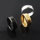 thumbnail image 2 of Anillo de joyería de moda para hombre, anillos negros de acero inoxidable para mujer Tan Jianjun unisex, 2 of 2