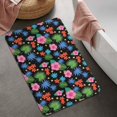 thumbnail image 2 of Pioneer Flower Floral Print Pattern Bathroom Rugs Mat, Non Slip Microfiber Bathroom Rug with Rubber Backing, Soft Mats for Bathroom Floor Tub Shower, 20"x32", 2 of 5