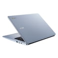 thumbnail image 4 of Acer Chromebook 314 CB314-1HT-C7C0 - Celeron N4000 / 1.1 GHz - Chrome OS - 4 GB RAM - 64 GB eMMC - 14" touchscreen 1366 x 768 (HD) - UHD Graphics 600 - Wi-Fi, Bluetooth - dew silver - kbd: US, 4 of 5