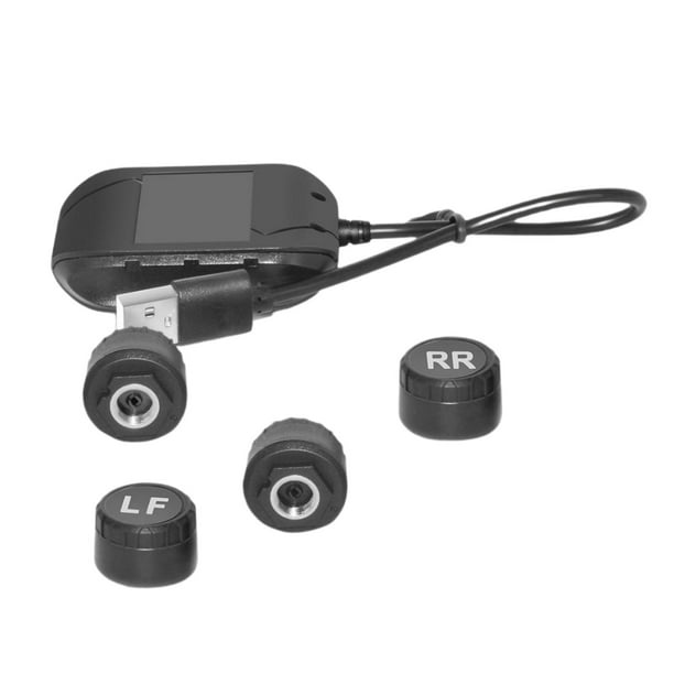 Sistema de monitoreo de presión de neumáticos TPMS USB 433,92 MHz Reemplazo DC 5 V Herramientas Neumático Sensores externos