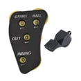 thumbnail image 3 of Béisbol Umpire Clicker Balls Strike Outs Entradas portátiles 4 ruedas con silbato de béisbol Clicker para ejercicio deportivo, 3 of 8