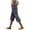 Gray, variant on Qiopertar Women's Casual Loose Fit Quarter Pants with Pockets and Lace-Up Detail Solid Color Stretchy Breathable Summer Vacation Comfy Lounge Pants, White XXL