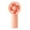 Pink, variant on 1.5V AAA Battery Operated Powerful Handheld Fan Portable Small Lightweight Makeup