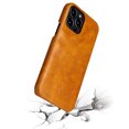 thumbnail image 5 of Nalacover Case for iPhone 14 Pro, Vintage Oil Wax Pattern PU Leather Back Card Slots Holder Cover Rugged PC Anti-Scratches Shockproof Protective Slim Fit Lightweight Case,Yellow, 5 of 5
