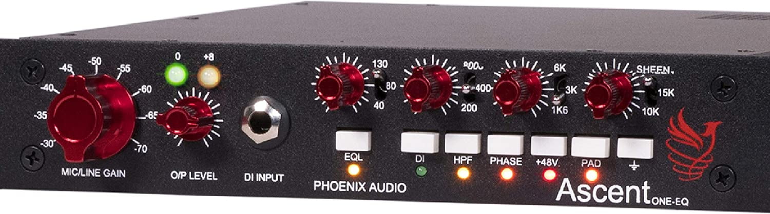 Phoenix Audio Ascent One EQ - Mono Class A Microphone Pre-Amplifier/DI/EQ