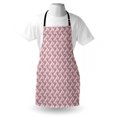 thumbnail image 3 of Japanese Apron Hand Drawn Blossoming Sakura Branches Cherry Tree Spring Nature, Unisex Kitchen Bib Apron with Adjustable Neck for Cooking Baking Gardening, Pale Pink Dark Coral Black, by Ambesonne, 3 of 3