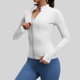 thumbnail image 3 of Women's UPF 50+ Sun Protection UV Jacket - Zip Up Hoodie Long Sleeve Hiking Fishing SPF Performance Shirt with Thumbhole, 3 of 6