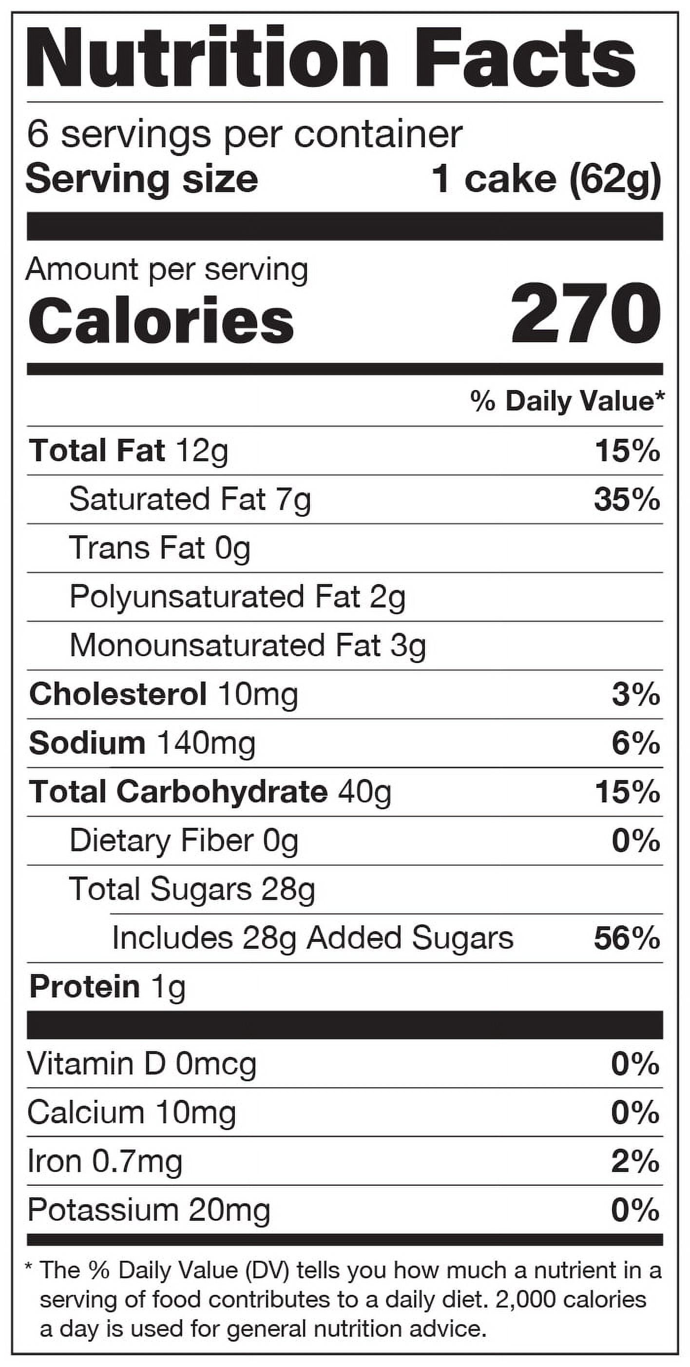 Little Debbie Zebra Cake Rolls, 13.1 oz (6 count)