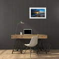 thumbnail image 3 of Davis, Lizzy 18x12 White Modern Wood Framed Museum Art Print Titled - Sunrise Over Miami Beach, 3 of 4