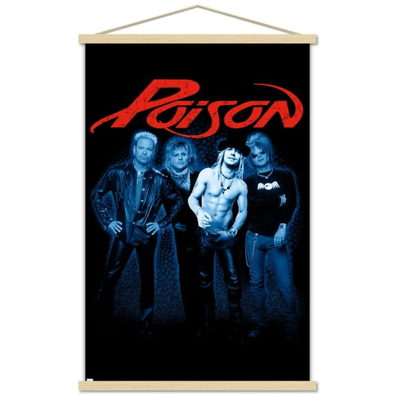 Poison - Group Wall Poster with Wooden Magnetic Frame, 22.375" x 34"