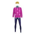 thumbnail image 2 of ZTACE POP Singer Stars Costume - Baby Saja Pink Suit Cosplay Costume, Boys Cosplay Costumes, Halloween Fancy Dress up - Pink, 140, 2 of 7