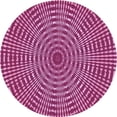 thumbnail image 1 of Ahgly Company Machine Washable Indoor Round Transitional Raspberry Red Area Rugs, 4' Round, 1 of 7