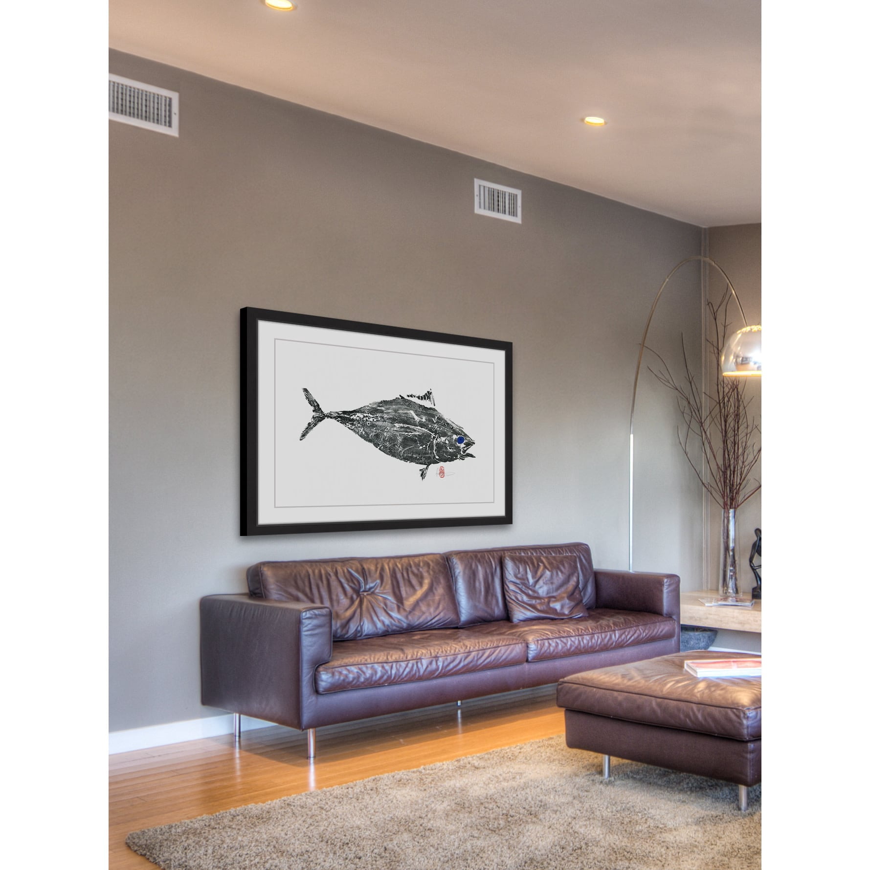 "Bonnito Tuna" Framed Painting Print