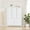 White, variant on Accreate 15 Drawer Fabric Dresser With Wood Tabletop And Metal Frame Tall Chest Of Drawers Organizer For Bedroom Living Room Hallway Entryway Stylish Multi Size Storage Bins For Clothes Accessories