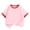 Pink, variant on Einccm Children's Short Sleeve T-Shirt, Vintage Color Block Loose Top, Round Neck with Durable Ribbed Trim, American Academy Style, Suitable for Boys and Girls 3-14 Years