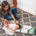 thumbnail image 2 of Baby Portable Changing Pad, Diaper Bag, Travel Mat Station Grey Large, 2 of 2