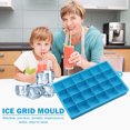 thumbnail image 1 of Molde Para Hacer Hielo Molde Para Cubitos De Hielo De 24 Rejillas, Helado De Frutas, Máquina De Hielo De Silicona, Barra Para El Hogar (Azul Cielo), 1 of 4