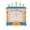 White-Blue, variant on Wooden Temple Mandir Pooja Mandap Wall Hanging Handmade Multicolor Decoration