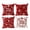 Red C, variant on Christmas Decorations Pillow Covers Set of 4 Christmas Series Cushion Sofa Pillow Cover Holiday Zippered Throw Pillow Case