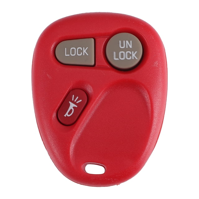Llavero remoto de entrada sin llave Unique Bargains 315 MHz 3 botones para GMC Yukon GMC Sonoma Rojo