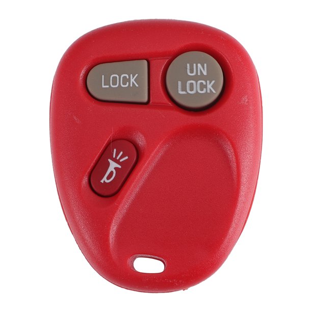 Llavero remoto de entrada sin llave Unique Bargains 315 MHz 3 botones para GMC Yukon GMC Sonoma Rojo
