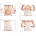 thumbnail image 4 of 1pc Women Body Shaper Latex Rubber Waist Trainer Cincher Under Bust Corset Shapewear, 4 of 8