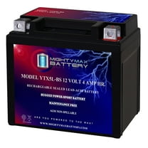 YTX5L-BS 12V 4AH Battery Replacement for Beta Enduro 125 2008