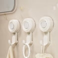 thumbnail image 3 of 2/4PCS Suction Cup Hooks for Door Wall Hanger Strong Suction Cup Vacuum Hooks, 3 of 4