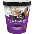thumbnail image 1 of Nutri-vet Masticables blandos Pre Y Probióticos Para Perros, 120 piezas, 1 of 3