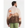 thumbnail image 3 of Yellowstone Men's & Big Men's Faux Shearling Quarter-Zip Jacket, Sizes S-3XL, 3 of 5