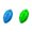 Blue 1PCS & Green 1PCS, variant on Squeaky Dog Toys for Chews: Rubber Puppy Chew Balls with Squeaks Virtually Indestructible and Durable Pet Toy for Medium and Large Breeds, Green 1PC