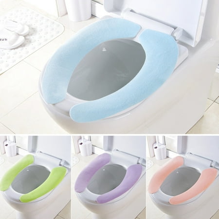 Cheers 2pcs Winter Warm Bathroom Soft Toilet Seat Cover Closestool Cushion Sticker Pads Canada Cheers 2pcs Winter Warm Bathroom Soft, Toilet Seat Warmer Cover