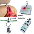 thumbnail image 5 of Hanger with clip Stainless steel 10-pack, 5 of 5