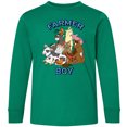 thumbnail image 3 of Inktastic Farmer Boy with Happy Farm Animals Long Sleeve Youth T-Shirt, 3 of 5