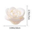 thumbnail image 3 of Fiudx Vela de Aromaterapia, Elegante Diseño de Rosa, Aroma Relajante, Cera de Soja Natural, Combustión Limpia y Segura, Regalo de San Valentín, Regalo de Cumpleaños, Tamaño 10 × 7 Cm, Blanco, Rosa, R, 3 of 6