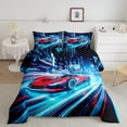 thumbnail image 2 of Castle Fairy Red Car Boy Full Size Comforter Sets,Extreme Sport Bedding Sets, 2 of 8