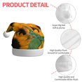 thumbnail image 4 of Fuzoiu Sunflowers 7 Print Santa Hat Christmas Hat for Adults,Santa Hats with Pompom, Unisex Xmas Holiday Hat for Christmas New Year Festive Party Supplies, 4 of 6