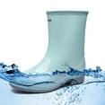 thumbnail image 3 of EHQJNJ Womens Rain Boots Ankle Wide Width Women's Rain Boots Summer Wear-Resistant Shoes Garden Water Shoes Outdoor Shoes Yellow Rain Boots Rain Boots, 3 of 5