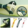 thumbnail image 7 of Vikakiooze Vegetable Peeler and Knife 2 In 1 Peeling Knife 2-In-1 Multifunctional Fruit Scraper Stainless Steel Multipurpose Fruit Gourd Planner Mesh Red Peeler,Home, 7 of 7