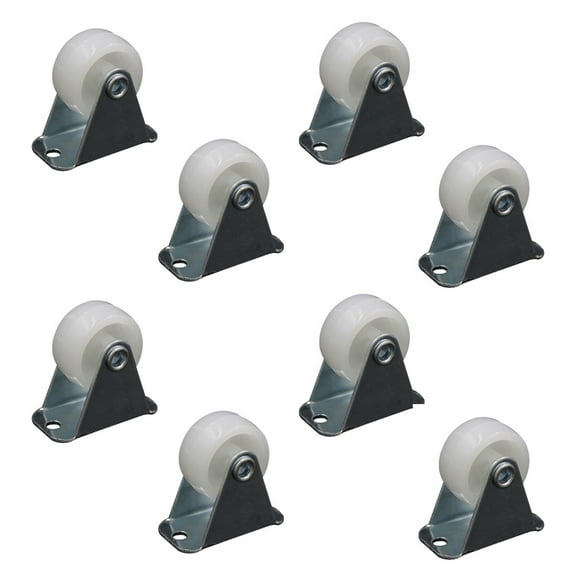 Casters Heavy Duty Wheels Pp Swivel Industrial Self Adhesive Universal Flat 8 Pcs