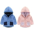 thumbnail image 4 of XBASW Toddler Baby Fleece Hooded Jacket Boys Girls Elastic Thick Coats Spring Autumn Zipper Top for Kids 2-10T, 4 of 10