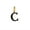 Letter C, variant on Initial Necklaces for Women Men Letter C Pendant A-Z Gold Plated Stainless Steel Chain Dainty Alphabet K Cute Statement Personalized Simple Colorful Jewelry Gold Y